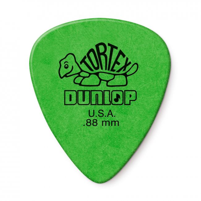 Dunlop Tortex plektra.