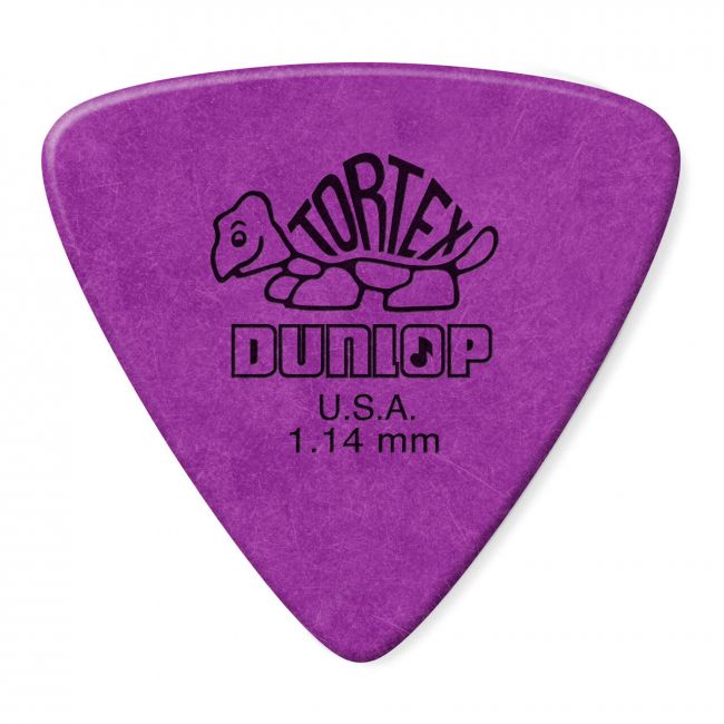 Dunlop Tortex Triangle 1.14 on yksi suosituimmista bassoplektroista.