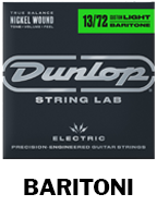 Baritonikitaran kielet