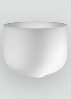 White Frosted Crystal äänimaljat 432Hz
