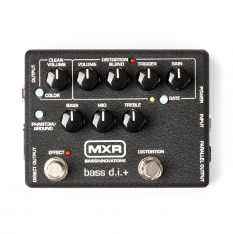 MXR M80 Bass D.I.+ -bassoetuaste ja säröpedaali.