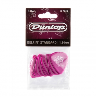 Dunlop Delrin 500 1.14mm -plektrat, 12kpl.