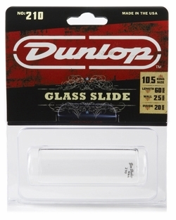 Dunlop 210 lasinen slideputki paketissaan.