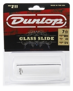 Dunlop 211 lasinen slideputki pakkauksessaan.