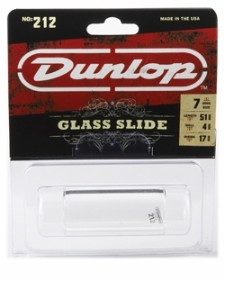 Dunlop 212 lasinn slideputki myyntipakkauksessaan.