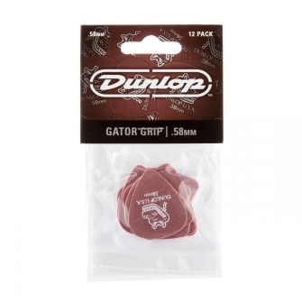 Dunlop Gator Grip 0.58mm -plektrat, 12kpl.