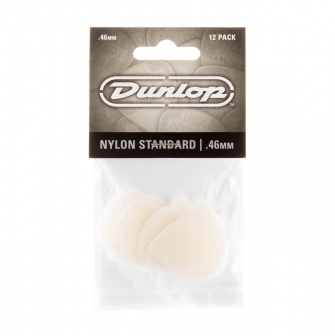 Dunlop Nylon Standard 0.46mm plektrat, 12kpl.