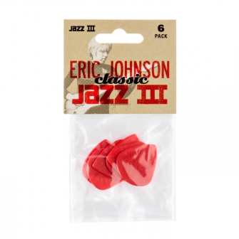 Dunlop Eric Johnson Jazz III -plektrat, 6kpl.
