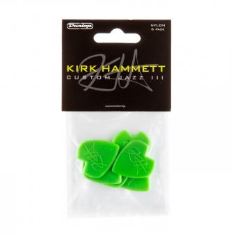 Dunlop Jazz III Kirk Hammett -plektrat, 6kpl