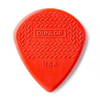 Dunlop Max-Grip Jazz III Nylon -plektra takaa.