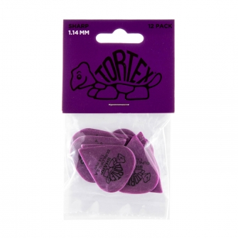 Dunlop Tortex Sharp plektrat 1.14mm, 12kpl.
