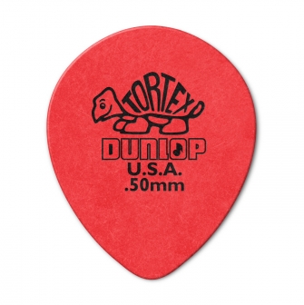 Dunlop Tortex Teardrop 0.50mm plektra.