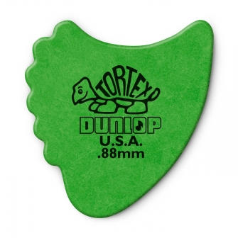 Dunlop Tortex Fins 0.88mm plektra.