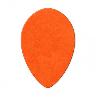 Dunlop Tortex Small Teardrop 0.60mm plektra takaa.