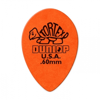 Dunlop Tortex Small Teardrop 0.60mm plektra.