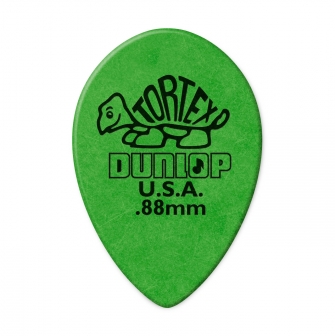 Dunlop Tortex Small Teardrop 0.88 plektra.