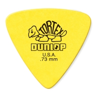 Dunlop Tortex Triangle 0.73mm plektrat, 72kpl.