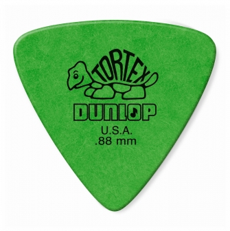 Dunlop Tortex Triangle .88mm plektra.