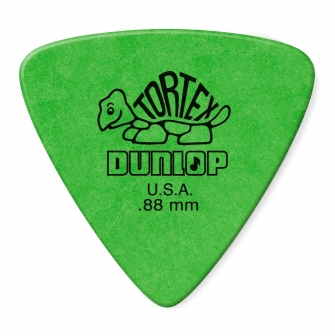 Dunlop Tortex Triangle 0.88mm plektra.