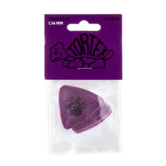 Dunlop Tortex Triangle 1.14mm plektrat, 12kpl.