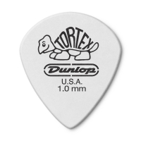 Dunlop Tortex Jazz III White 1.00mm plektra.