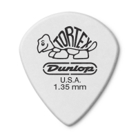 Dunlop Tortex Jazz III White 1.35mm plektra.