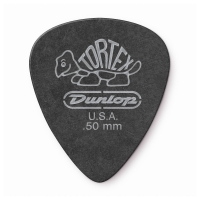 Dunlop 0.50mm Tortex Pitch Black plektra.