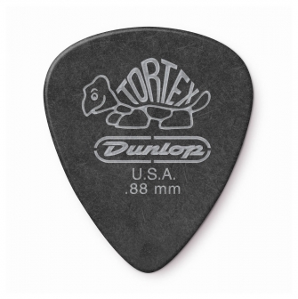 Dunlop 0.73mm Tortex Pitch Black plektra.