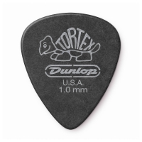 Dunlop 1.00mm Tortex Pitch Black plektra.