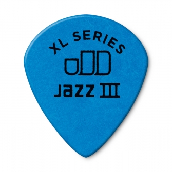 Dunlop Tortex Jazz III XL 1.00mm -plektra takaa.