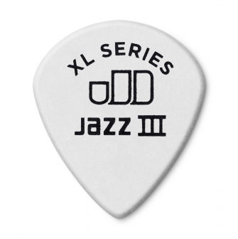 Dunlop Tortex Jazz III XL 1.50mm -plektra takaa.