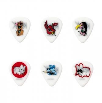 Dunlop Frank Kozik soittolehdet tinalaatikossa