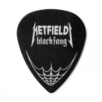 Dunlop 0,73mm Hetfield Black Fang plektra takaa.