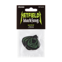Dunlop 0,73mm Hetfield Black Fang plektra.