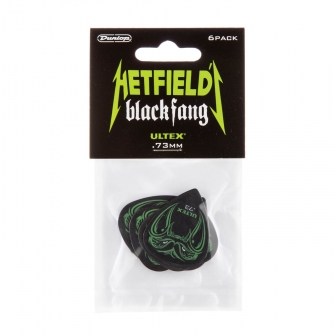 Dunlop 0,73mm Hetfield Black Fang plektrat, 6kpl.