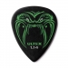 Dunlop 1.14mm Hetfield Black Fang plektra.