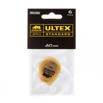 Dunlop Ultex Standard 0.60mm -plektra, 6kpl.