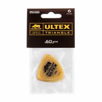 Dunlop Ultex Triangle 0.60mm -plektra, 6kpl.