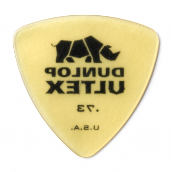 Dunlop Ultex Triangle 0.73mm -plektra takaa.