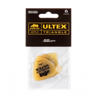 Dunlop Ultex Triangle 0.88mm -plektra, 6kpl.