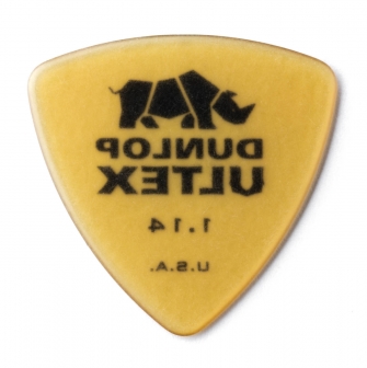 Dunlop Ultex Triangle 1.14mm -plektra takaa.
