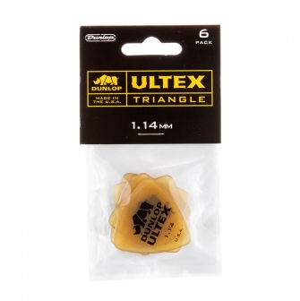 Dunlop Ultex Triangle 1.14mm -plektra, 6kpl.