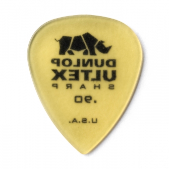 Dunlop Ultex Sharp 0.90mm -plektra takaa.