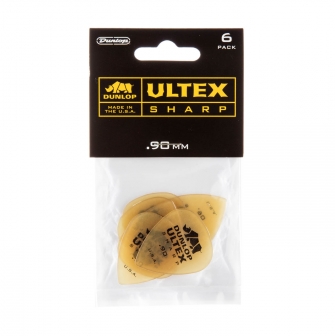 Dunlop Ultex Sharp 0.90mm -plektra, 6kpl