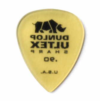 Dunlop Ultex Sharp 0.90mm -plektra takaa.