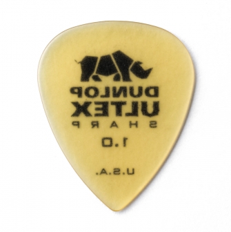 Dunlop Ultex Sharp 1.0mm -plektra takaa.