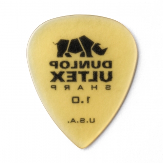 Dunlop Ultex Sharp 1.0mm -plektra takaa.