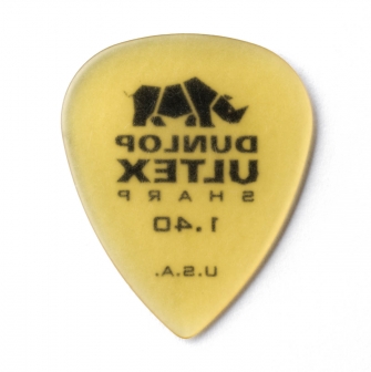 Dunlop Ultex Sharp 1.40mm -plektra takaa.