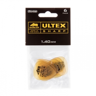Dunlop Ultex Sharp 1.40mm -plektra, 6kpl.