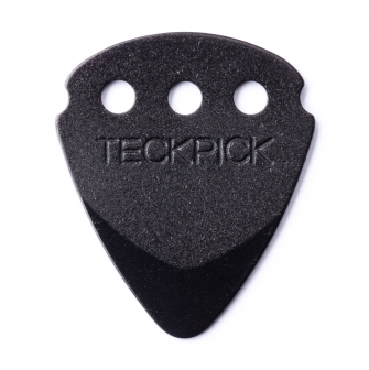 Dunlop Teckpick musta -alumiiniplektra.